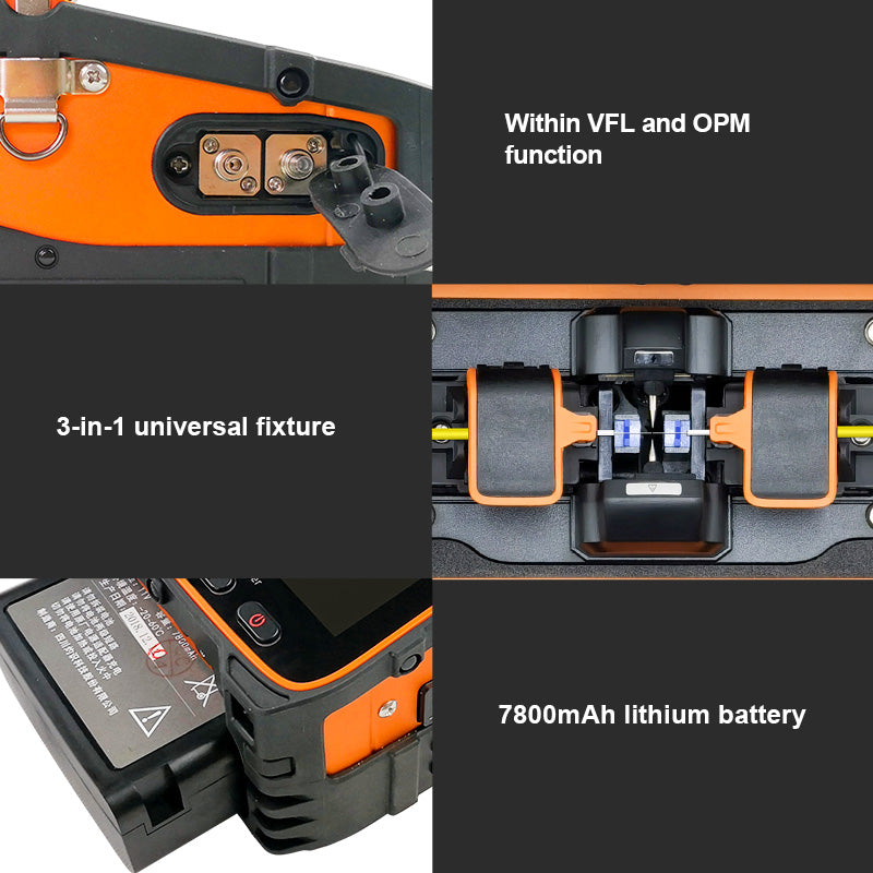 AI-9 Signal fire fusion splicing machine by circon with VFL and OPM